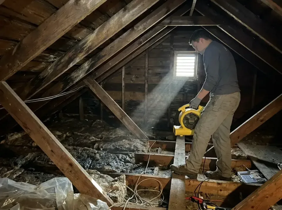 attic-water-damage-drying-proc-007 — frequently asked questions, Emergency Water Extraction & 24/7 Flood Response in Le Sueu…